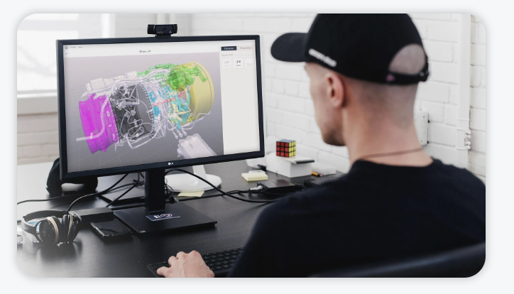 Création de contenu XR : maquette 3D visualisée en réalité augmentée
